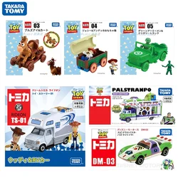 TAKARA TOMY Tomica 디즈니 만화 토이 스토리 액션 피규어, 우디 버즈 라이트이어 우주선 다이캐스트 자동차 모델, 어린이용 선물