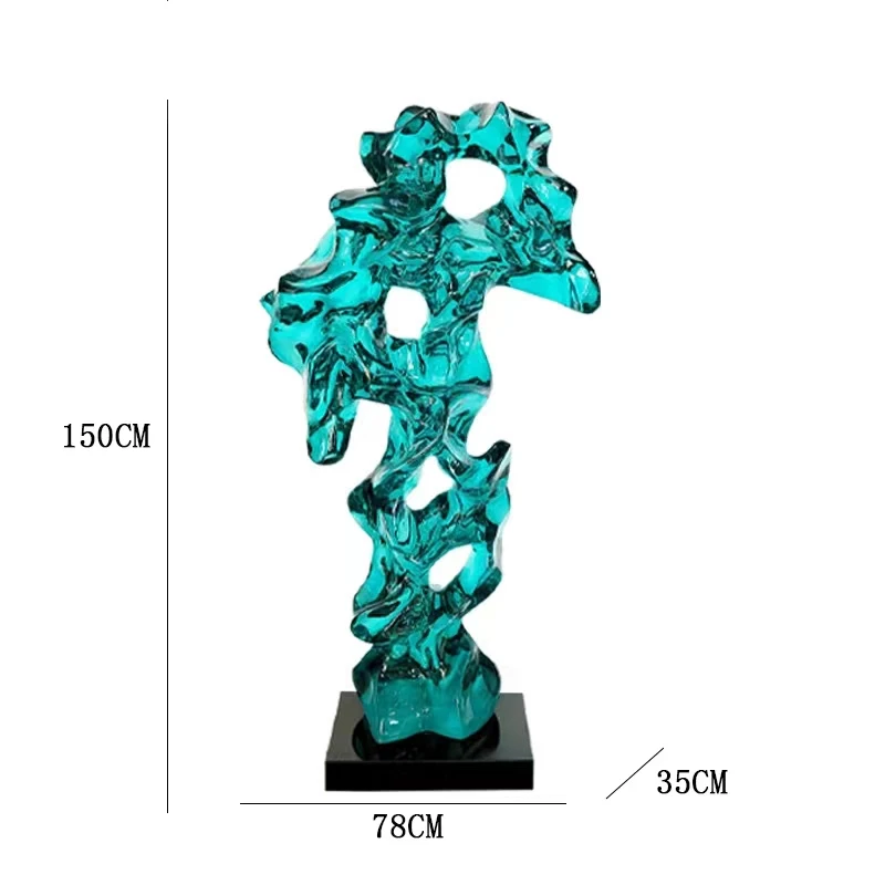 

Современная простая прозрачная полимерная водная скульптура лобби отеля художественное украшение креативные капли воды украшения