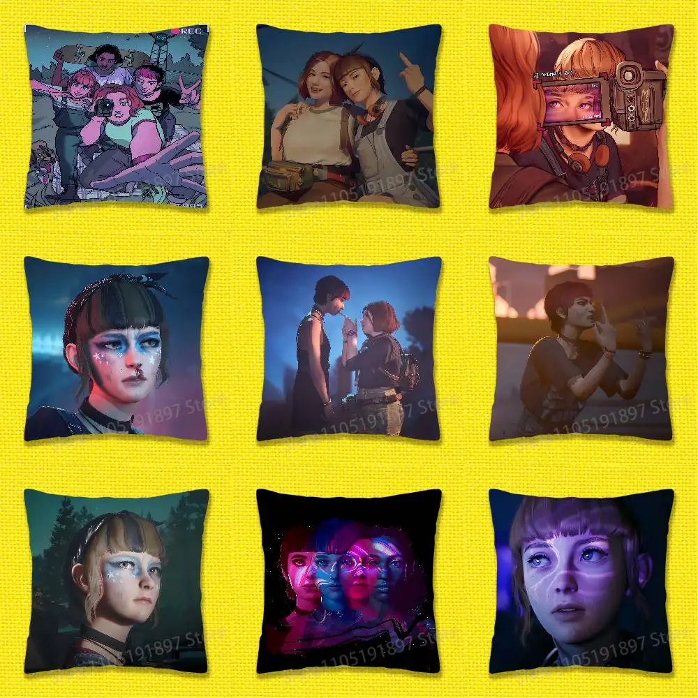 

L-Lost Records Kat Throw Pillow Case For 55cm 40cm 45*45cm 50cm 30cm Square Office Cushion Cover