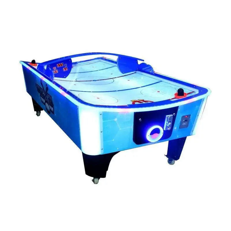Air Hockey Table Arcade Game Electronic Scoring For Kids Adults Competition Indoor Multifunction Custom Led Football Durable