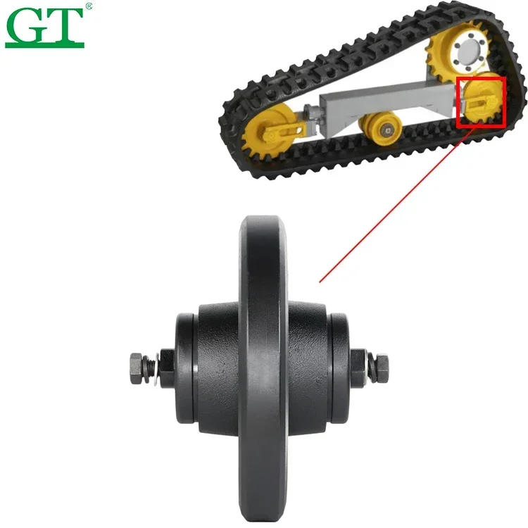 

Skid Steer Loader Undercarriage Parts for Mini Excavator Track Loader Chassis Articulated Mini Loader Sprocket Idler