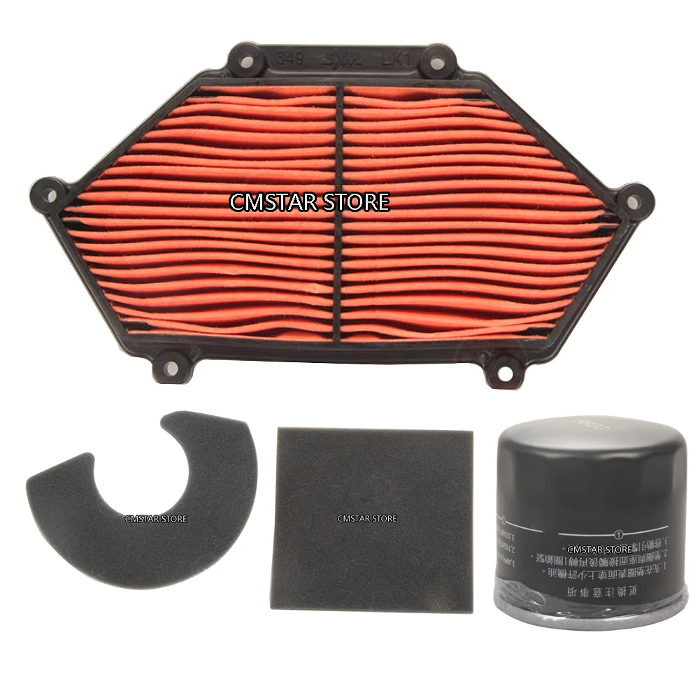 Motorcycle For SYM ADXTG 400 ADXTG400 Air Filter Element Engine Oil Filters Filtration Air Inlet Sponge Grid Air Grid