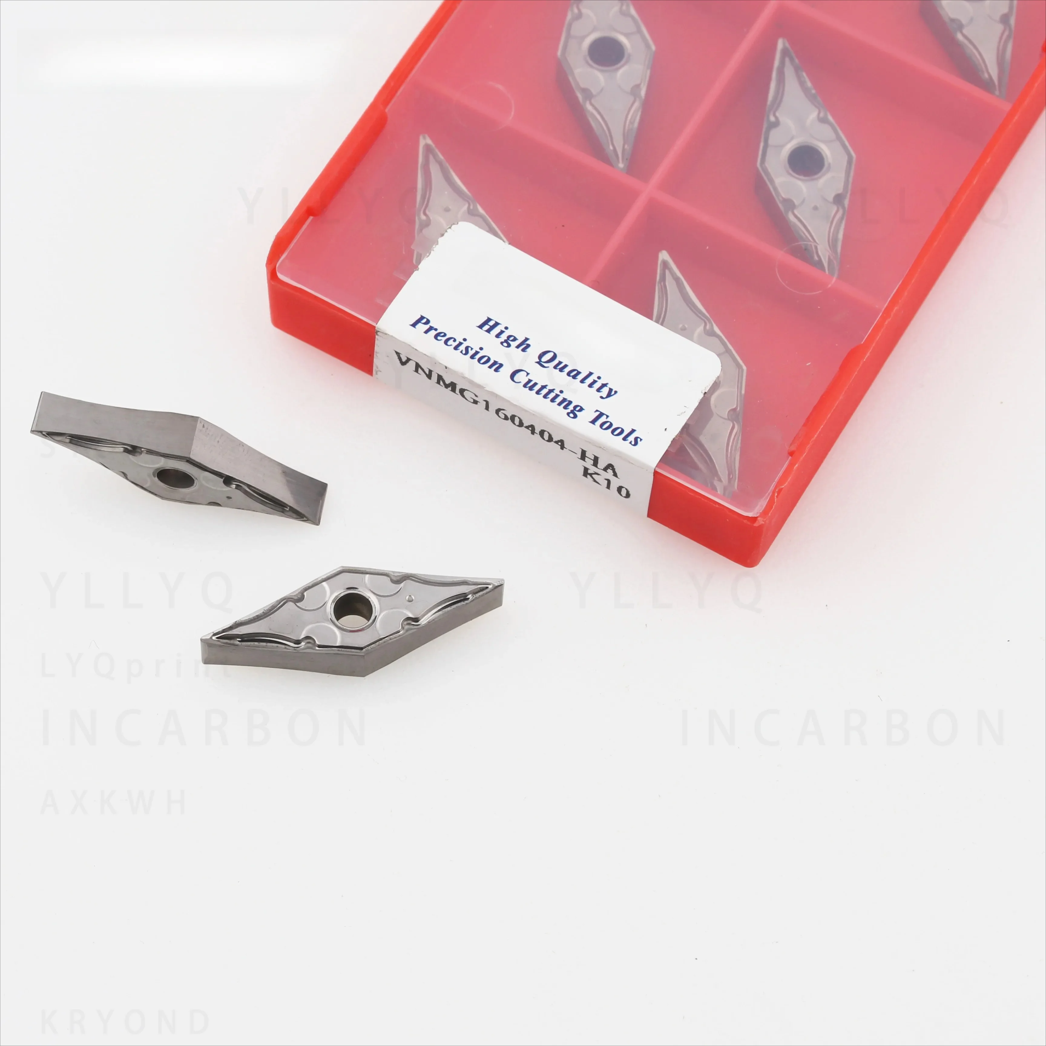 10PCS VNMG160404 VNMG160408 HA K10 CNC Lathe Turning Inserts Carbide Blades for Aluminum Copper Cutting Tools