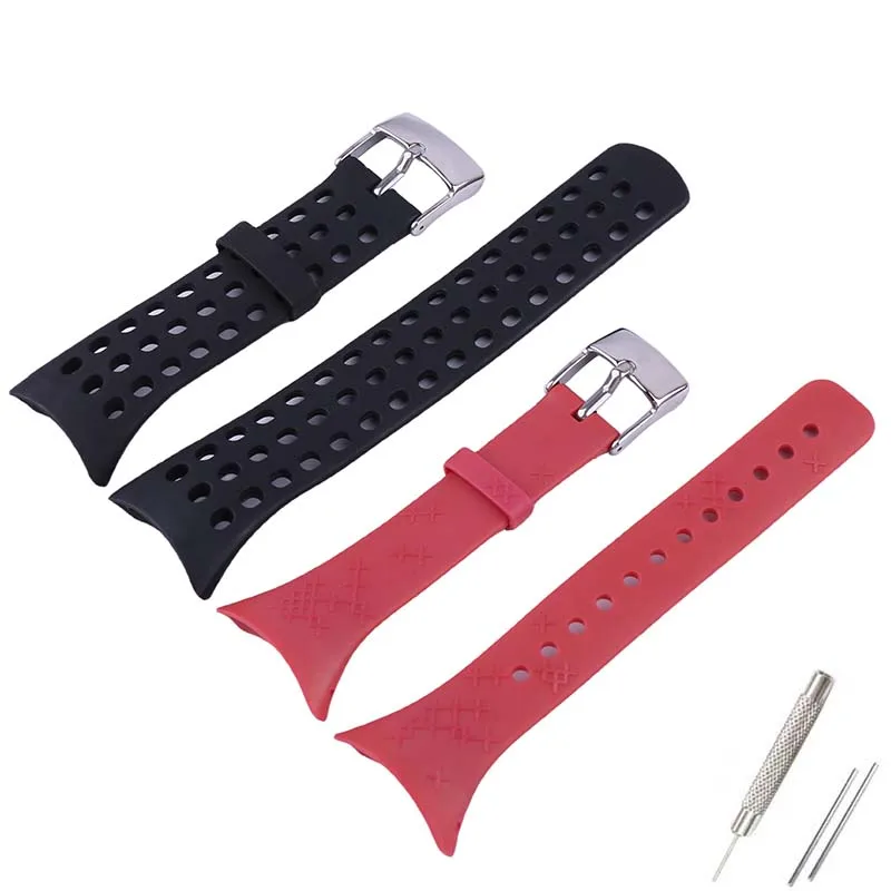Rubber watch strap accessories compatible for SUUNTO M1 M2  M4  M5 Men and women sports waterproof silicone wristbands bracelets