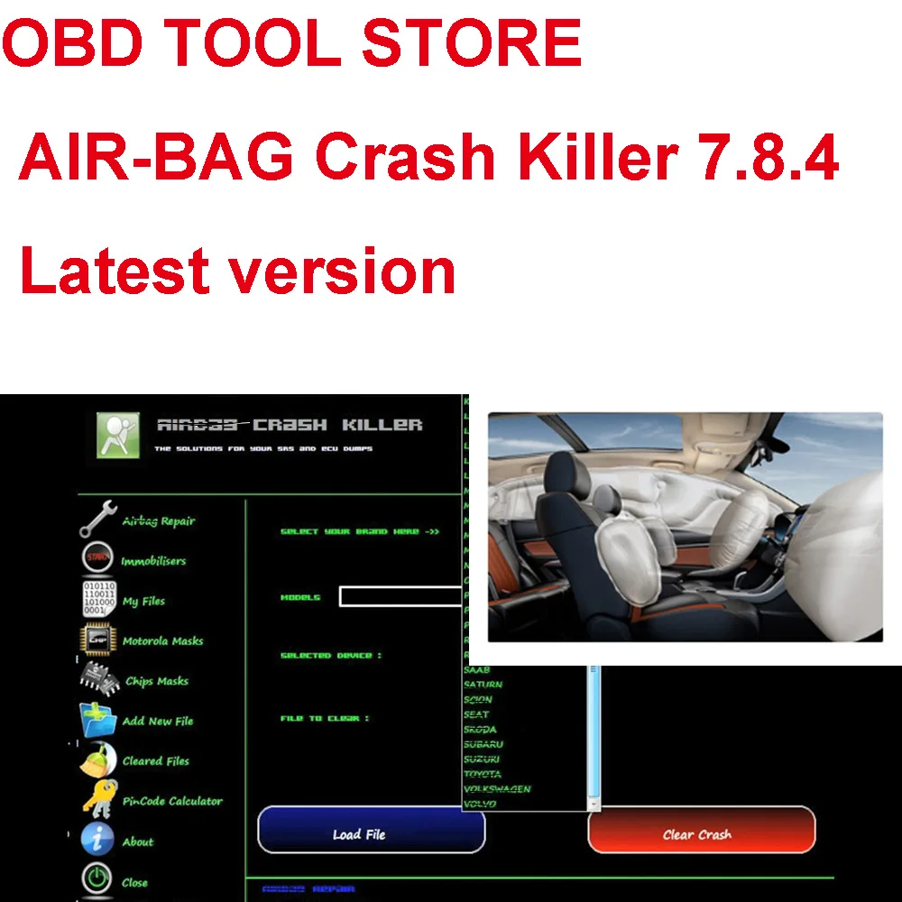 

Car Software For AIR-BAG Crash Killer 7.8.4 Deleting Crash Data from ECU Dumps Service Tool Free Installation TeamViewer AnyDesk