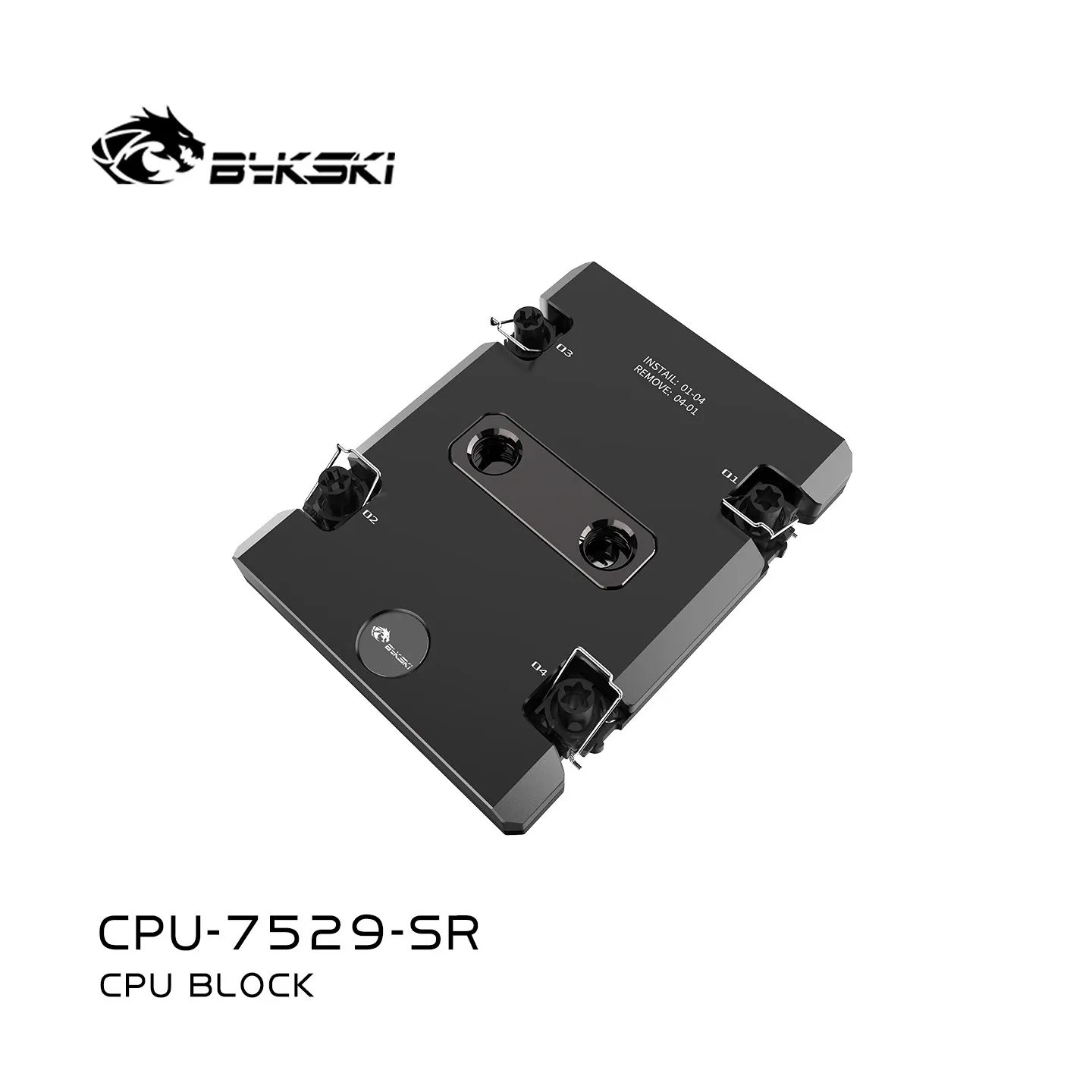 Bykski CPU Water Block For Intel LGA7529 Processor AI Server Liquid Cooling Cooler,G1/4