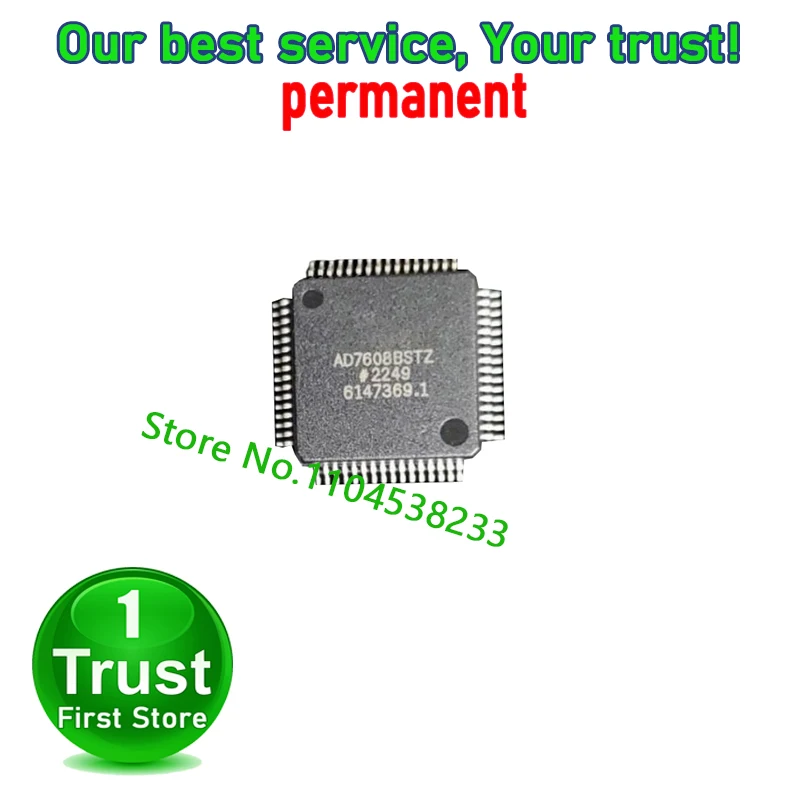 AD7608BSTZ AD7616BSTZ 1PCS/LOT  AD7621ASTZ QFP  Trust First   in stock