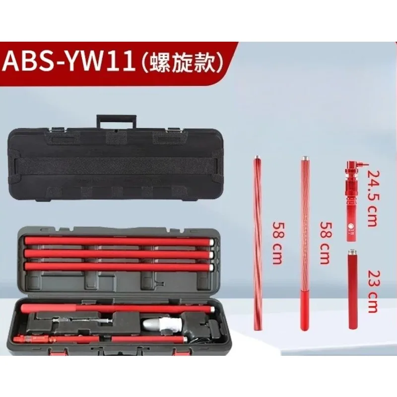 Auto Induction 2 In 1 Smoke & Heat Detector Tester Portable Fire Smoke Test Stick Fire Alarm Detector Testing Equipment