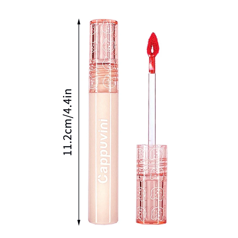 Cherry Red Waterproof Mirror Finish Water Lip Gloss Nude Brown Clear Tint Glass Lip Oil Liquid Makeup For Voluminous Look