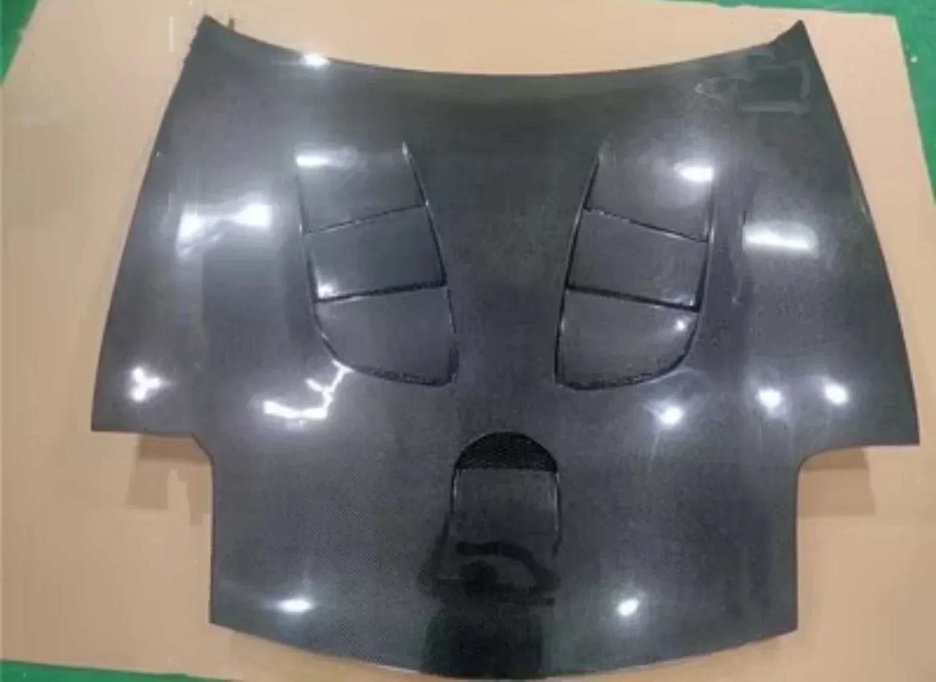26style Carbon Fiber Engine Cover Resin Hood For Mazda RX7 Convert Light Weight Bonnet Car Accessories