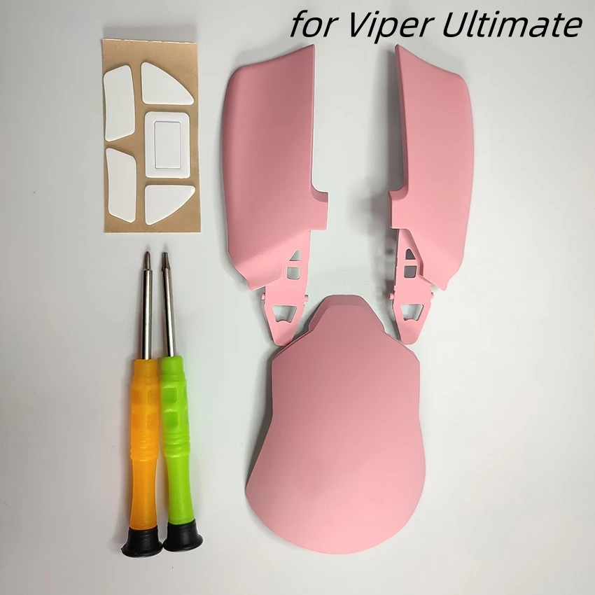 ชุดเคสเมาส์สําหรับ Viper Ultimate ซ้ายและขวาปุ่มบอร์ดด้านหลังเคสแผ่นรองเมาส์อุปกรณ์เสริม