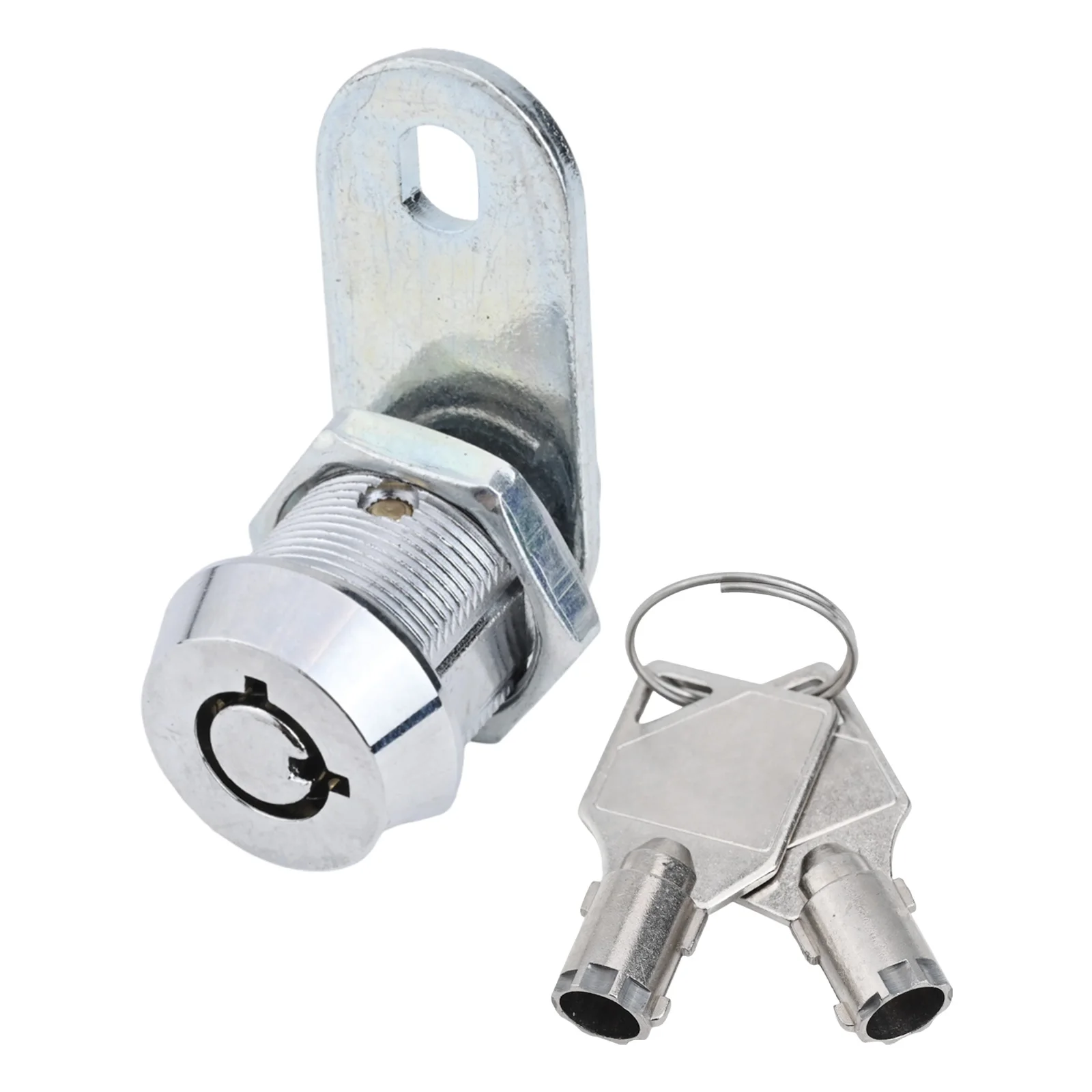 Cam Lock 17mm for Enclosures Cabinets Desks Drawers Mailbox Locker Safe Toolbox Machine Furniture Zinc Alloy 90 Degree Turn