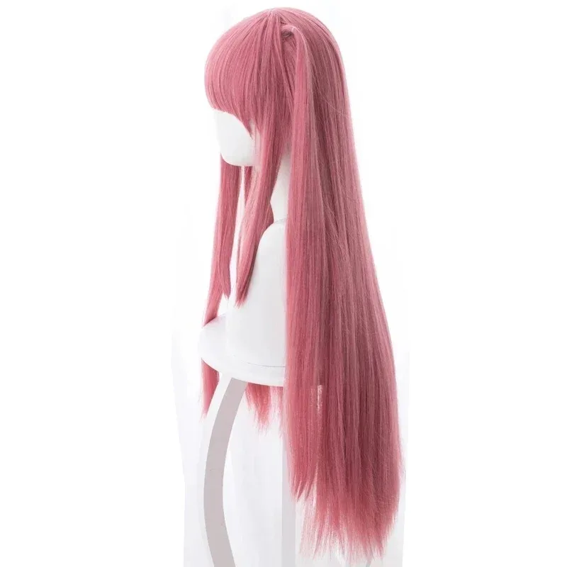 The Quintessential Quintuplets Nakano Nino Cosplay طويل مستقيم مع دبابيس الشعر Perucas الباروكات + شعر مستعار Capx؛ 3، v'6.f؛ 9،
