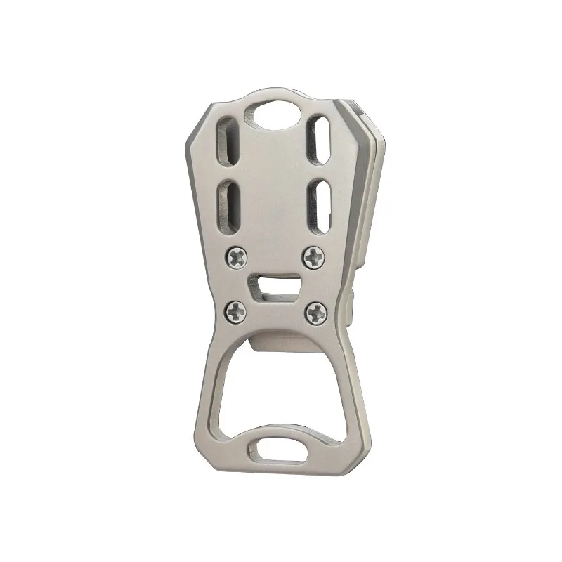 Multifunctional and convenient to carry titanium alloy bottle opener, can opener, new household bottle opening tool