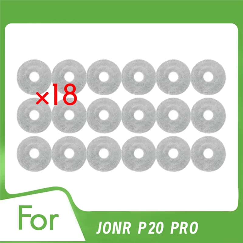 【Berserk】18 шт. тряпка для чистки для Jonr P20 Pro, аксессуары для пылесоса, запасные части для чистки, необходимые аксессуары для пылесоса