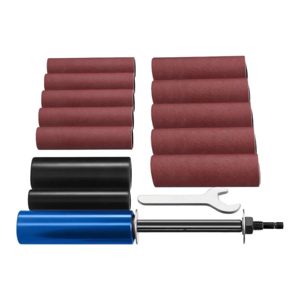 Sanding Machine Attachmen For Woodworking Polishing Wood Metal Plastic Stone Sanding Belt Machine Drill Attachment For Drills