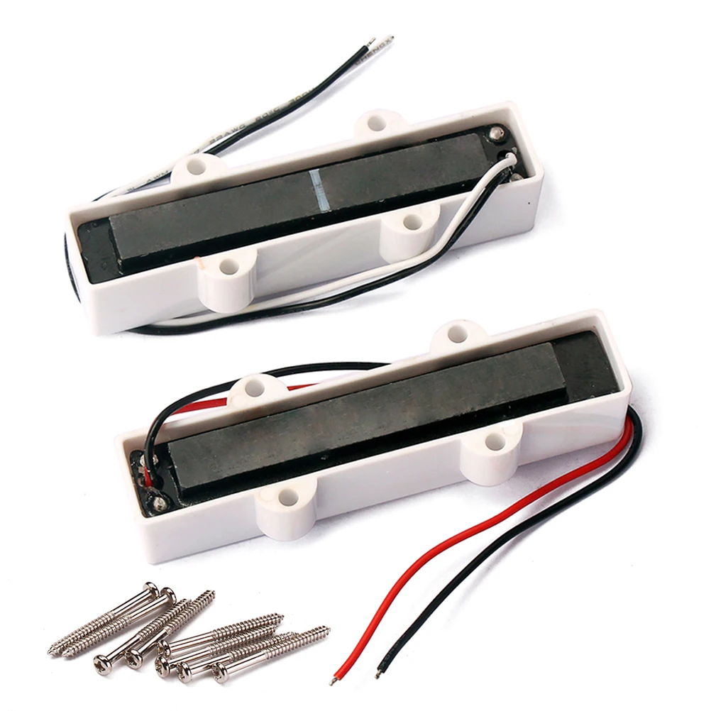 

4 String Electric Bass Pickups Bridge Neck Pickups Set for Jazz JB Bass Guitar Open Style Guitar Parts and Accessories GMB09