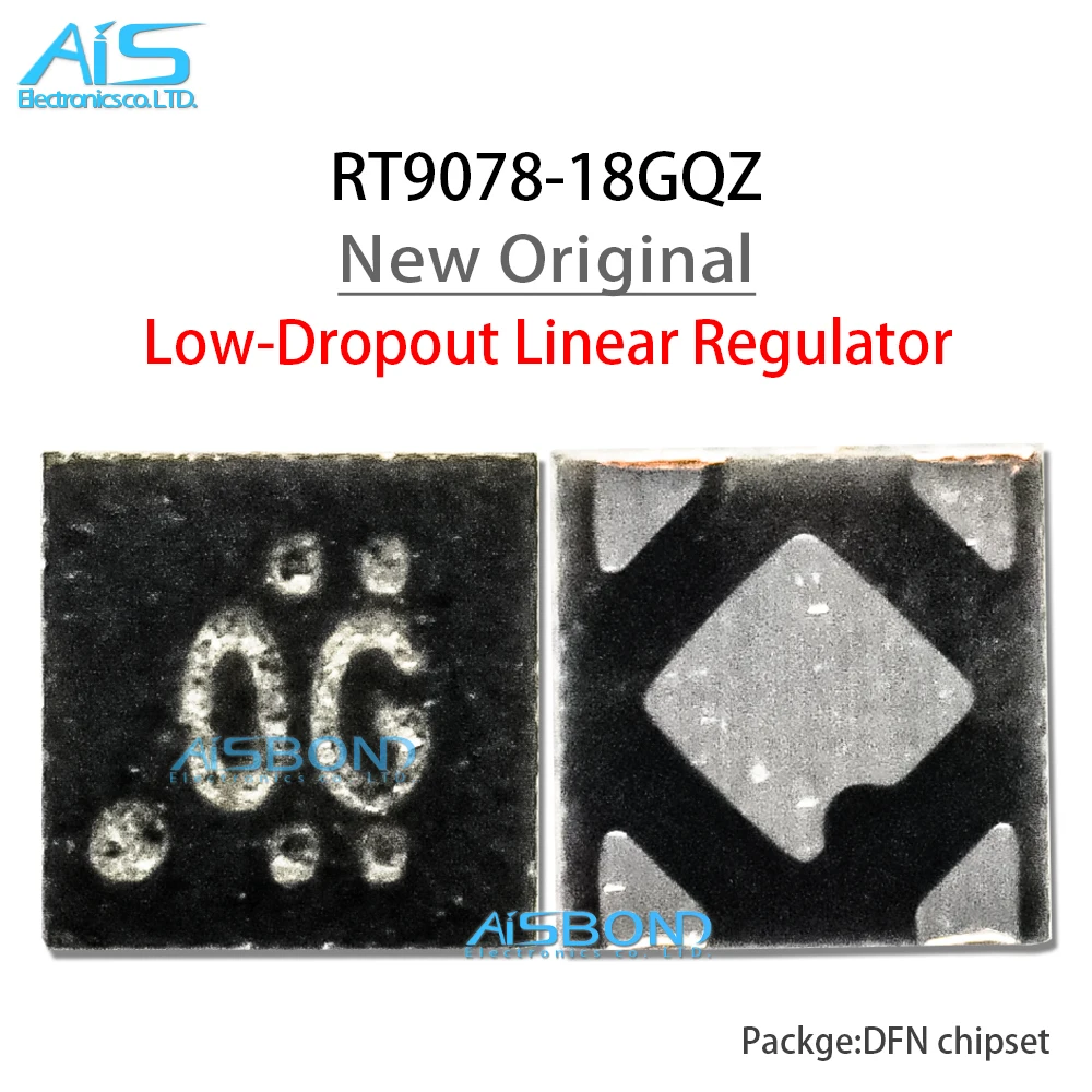 منظم إسقاط منخفض ، LDO IC ، our ، RT9078 ، جديد ، 10 في اللوت