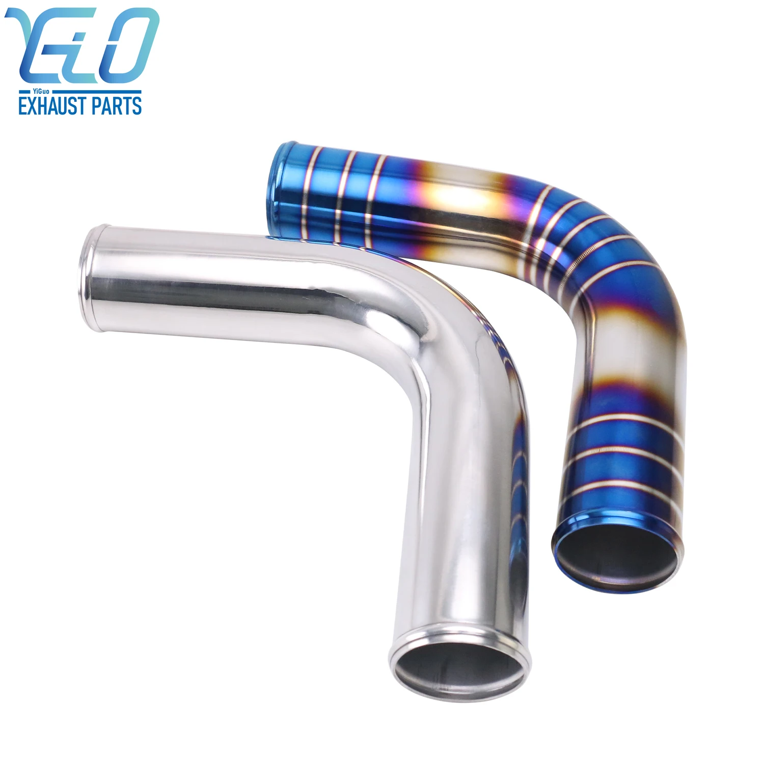 0/45/90 Degrees OD 63 76mm Length 500mm Long Car Aluminum Tube Air Intake Intercooler Bend Elbow Pipe