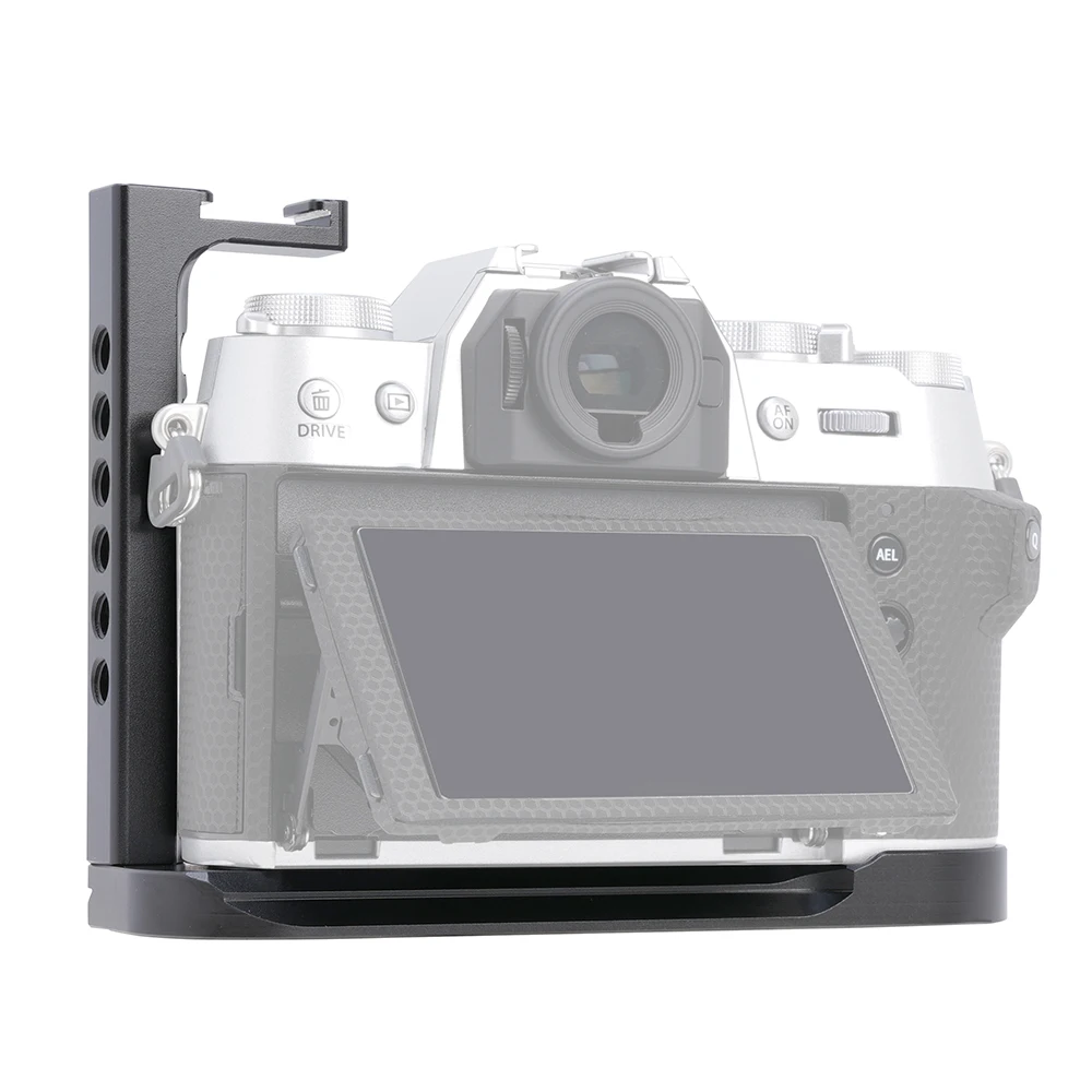 FOTGA X-T50 Handgrip L-Shape Handle For FUJIFILM Fuji X-T50 Camera With Quick Release Plate For Arca Battery Compartment Opening