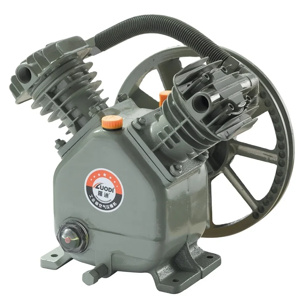 

1kw small electric 2 cylinder belt driven air compressor pump