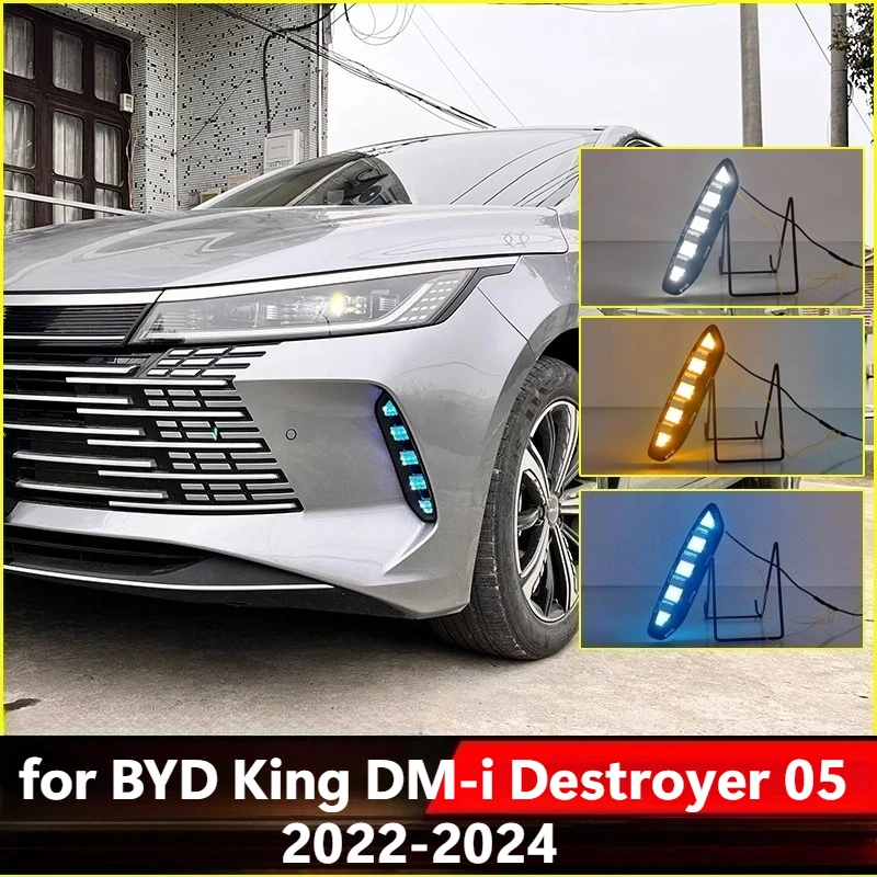 

Suitable for BYD King DM-i Destroyer 05 2022-2024 driving lights front fog lights rear bumper pilot warning