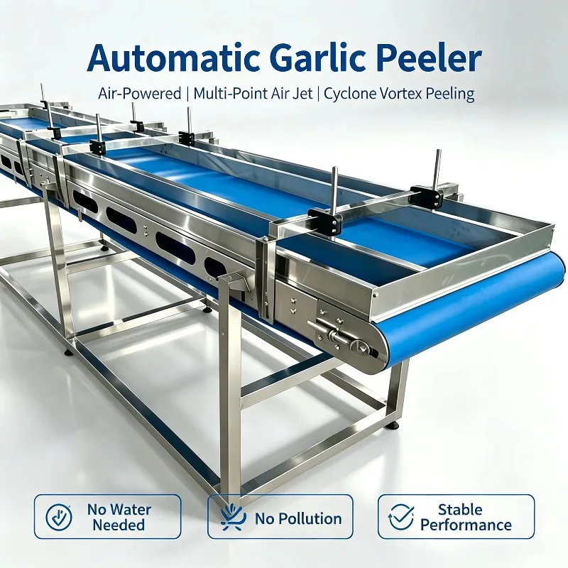 Dry Garlic Clove Separator Peeler Machine Low Damage Auto Skin Discharge for Commercial Factory Custom