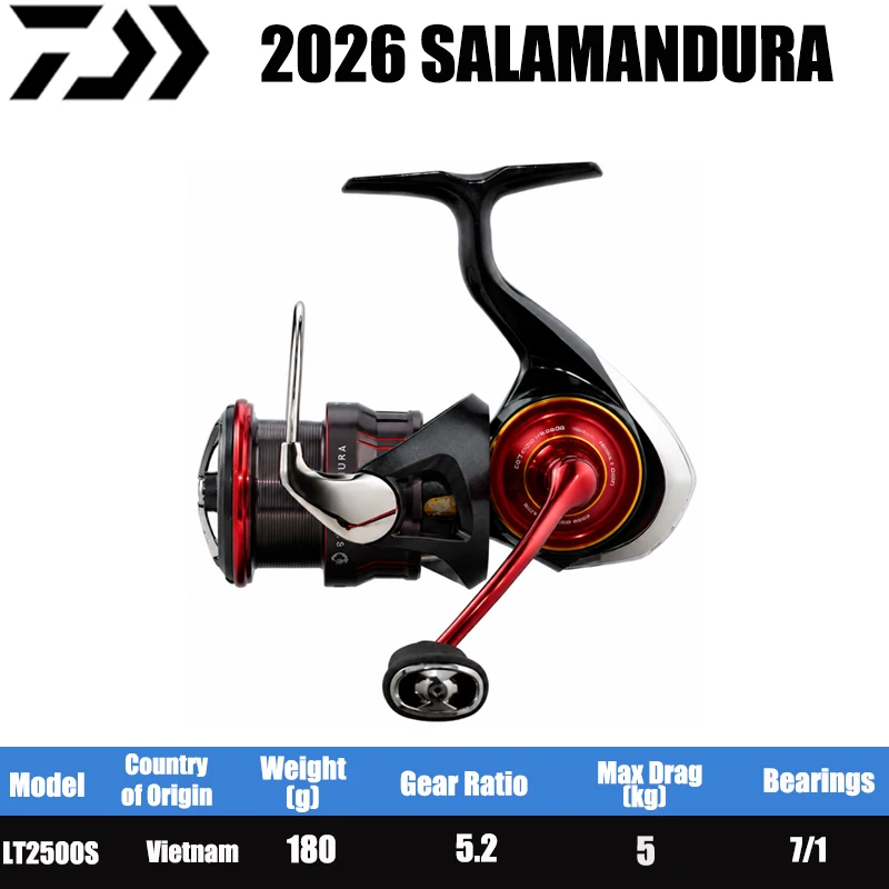 DAIWA 2026 SALAMANDURA 2000 2500 3000 Fishing Spinning Reel