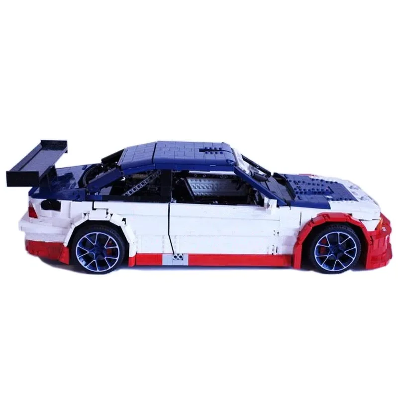 The New MOC-142015M3 MOC-146520 E46 GTR Most Wanted Sports Car-RC 5178pcs 1:8 Scale Racing Bricks Adult DIY Birthday Gift