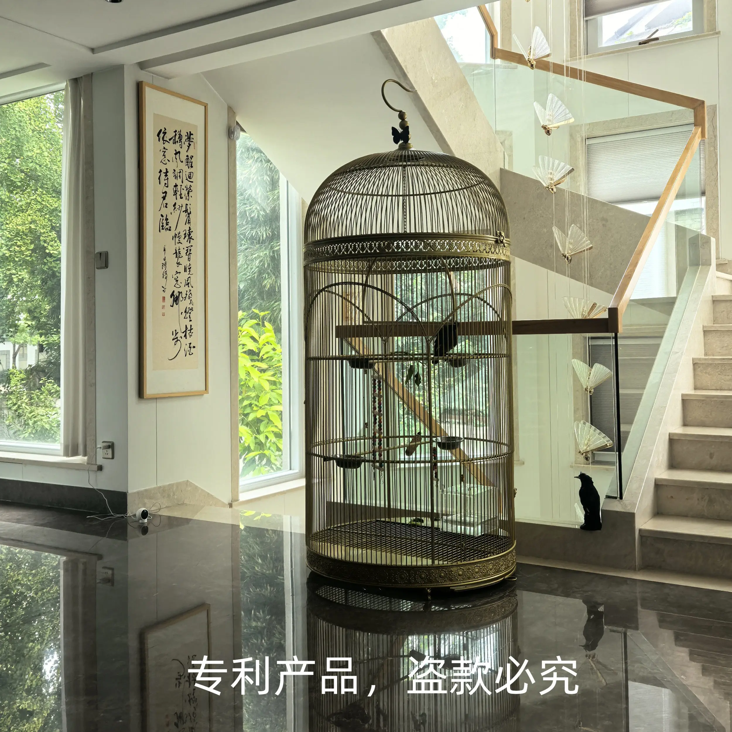 

Клетка для попугаев большая, кованая железная клетка для птиц, клетка для сороконожек, уличная клетка для двора и балкона, большая клетка-вилла