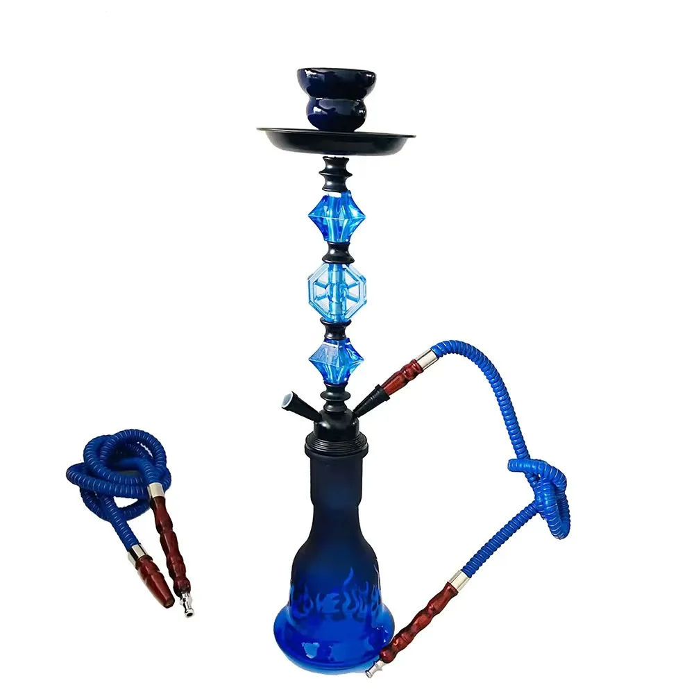 Arabian Shisha Set Medium Glass Bottle Double Hose Hookah Bar Accessories Birthday Gift Chicha Complet Hoka Narghile Hooka