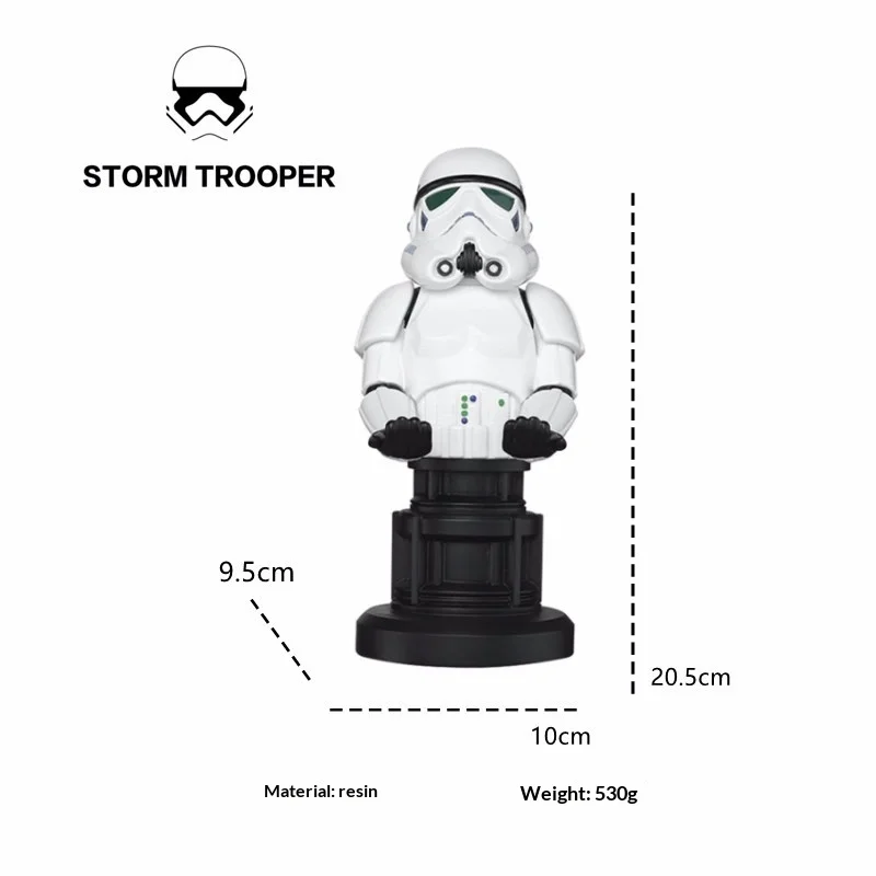 Darth Vader Controller Holder Stand for PS5 PS4 Xbox Gamepad Display Rack Anime Figure Model Desk Organizer Gaming Decor view 4