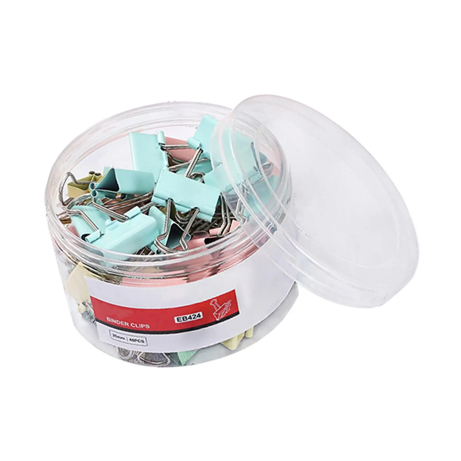 48Pcs Paper Clips Assorted Size Metal Binder Clips for Hobbies Essay Office