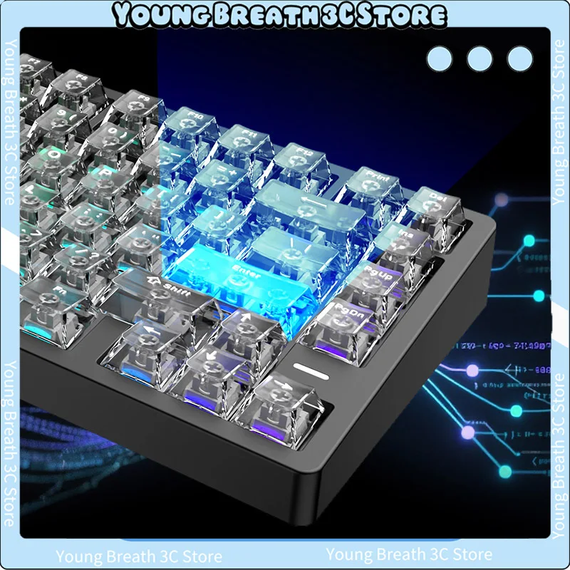 

Carotmas Mars75 Magnetic Switch Mechanical Keyboard Mars75 Pro Irok 8k Wired Keyboard Rt0.001mm Low Delay Pc Gaming Keyboards