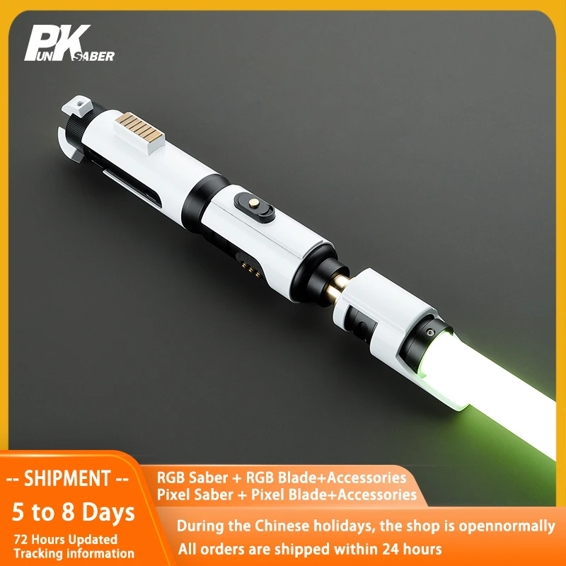 PunkSaber Lightsaber Neopixel Jedi Laser Sword Heavy Dueling Sensitive Smooth Infinite Changing Hitting Sound Light Saber Toys