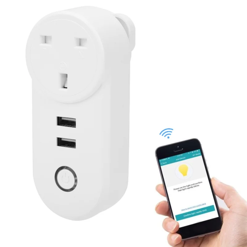 WiFi Smart Plug Power Socket Wireless Timer Remote Control LSPA2