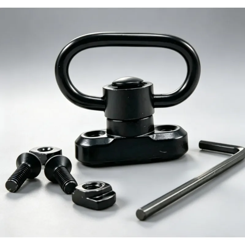 

MLOK QD Fix Mount Metal Floating Buckle Swivel Hook Stand for Outdoor Single Double Point Sling Gear