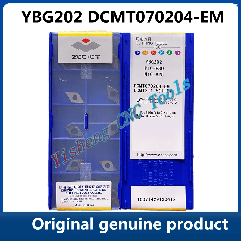 

ZCC CT DCMT070204-EM DCMT070208-EM DCMT11T304-EM DCMT11T308-EM DCMT150404-EM DCMT150408-EM YBM153 YBM253 YBG202 YBG205 YBG205H