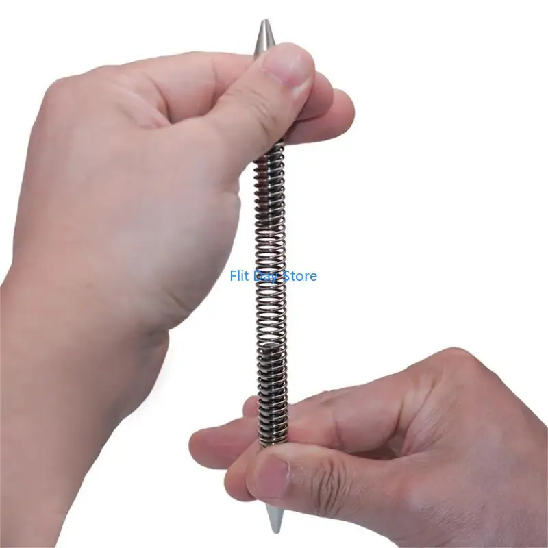 F92C 2PIECS/مجموعة أظافر هامر بدون Hammerless PIN PUN STERTER WOODWORK WOODWORK SPRING Double Head Setter 1/16-3/32 1/8