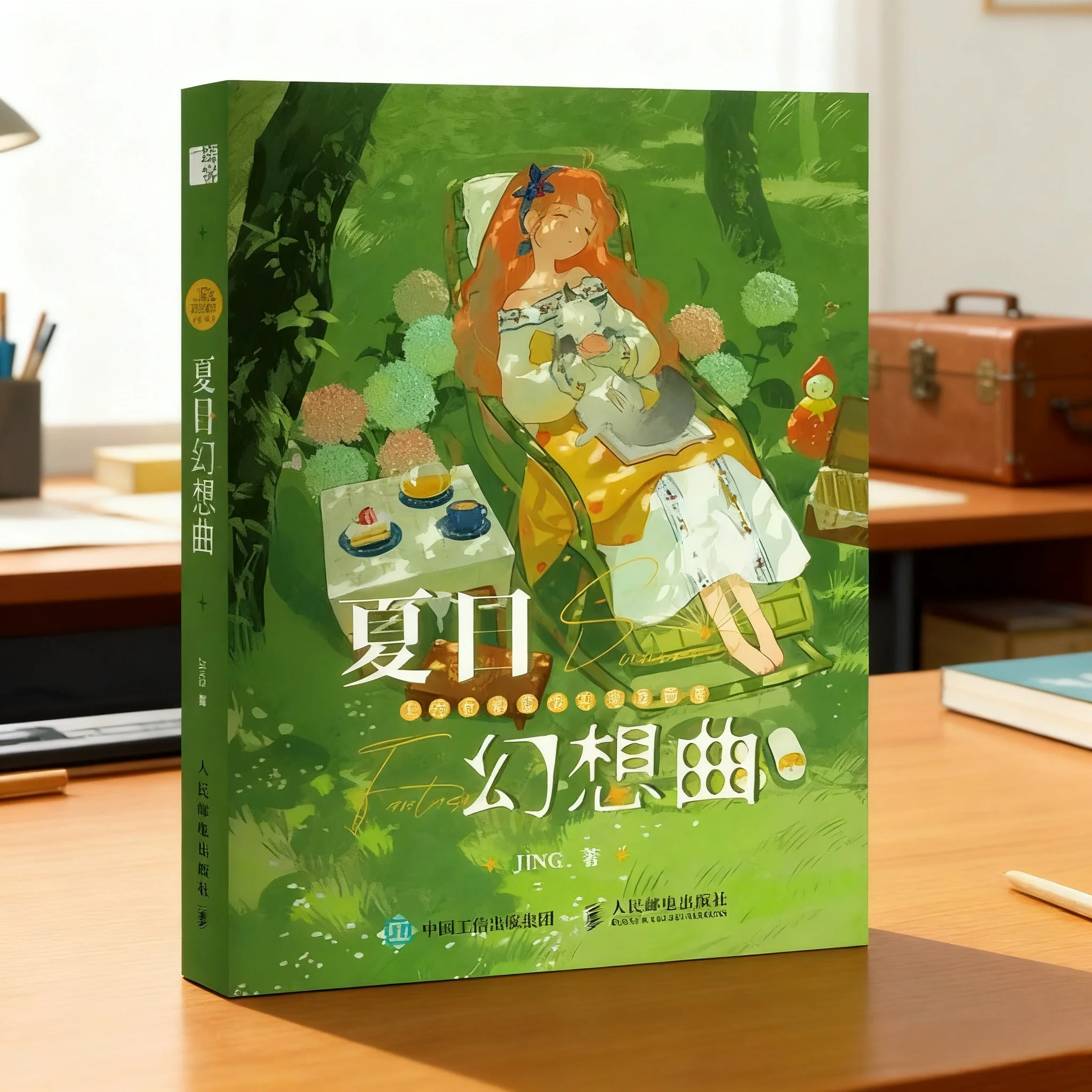 

Two Yuan Meng Sweet Girl Illustration Book Summer Fantasy Jing Personal Collection Animation