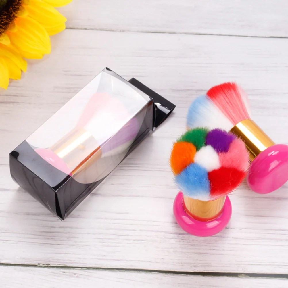 

1Pcs Professional Nail Dust Brush Long-Lasting Wool Bristles for Nail Powder Loose Powder Cleaning Portable Manicure Supplies