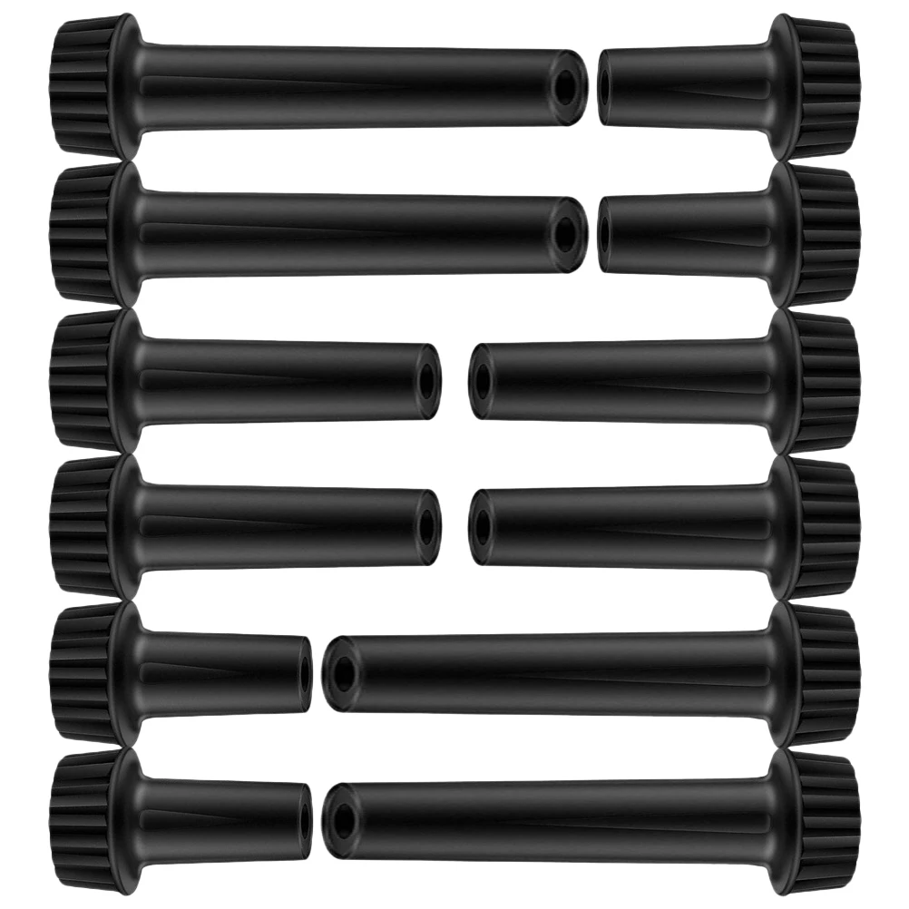 

12 pcs Plastic Lamp Holder Replacement For E26 Sockets Extended Handle High Reach Switch Knob Repair Parts For Home Office