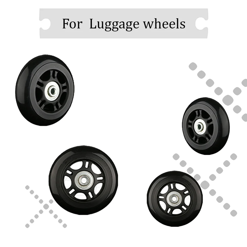 

Universal Suitcase Wheel Trolley Travel Flexible Mute Luggage Suitcase Swivel Wheel Replacement Repair Accessory