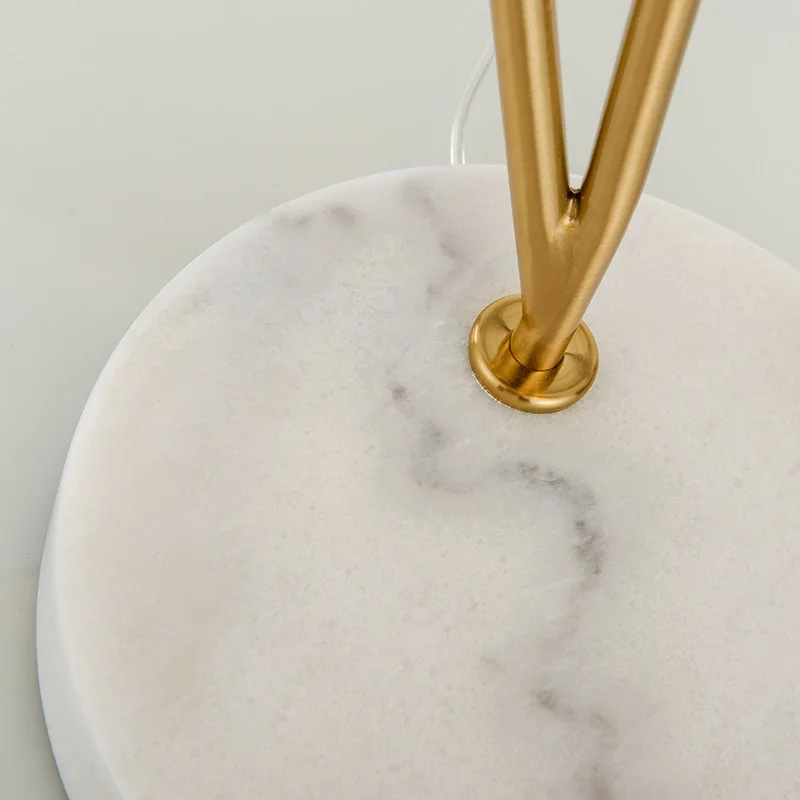 Nordic Marble Iron G9 Led Black Reading Desk Lamp Lighting Living Room Bedside Design Creative Post-modern Table Lamp