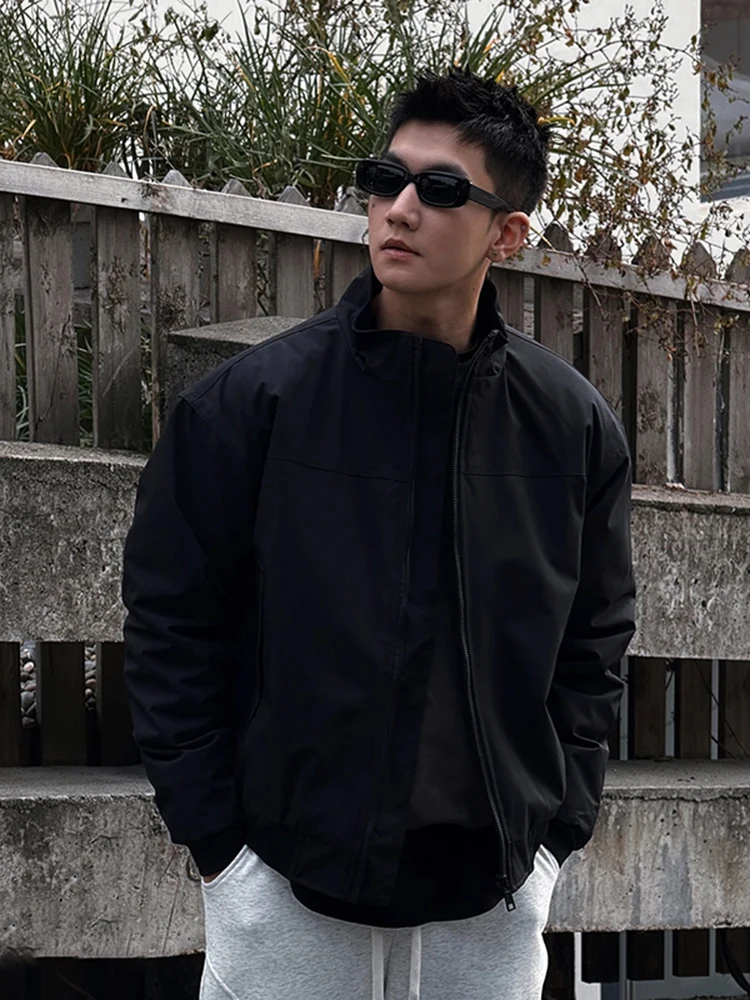 

Мужская куртка Cleanfit Flight Jaet в бейсбольном стиле с воротником-стойкой, ветрозащитная, весенне-осенняя, повседневная, свободного кроя, на молнии