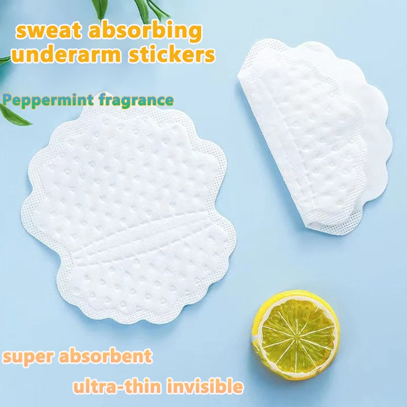 40Pcs Unisex Sweat Pads Summer Deodorants Underarm Anti Perspiration Sweat Pads Disposable Armpit Absorb Sweat Shield Pads