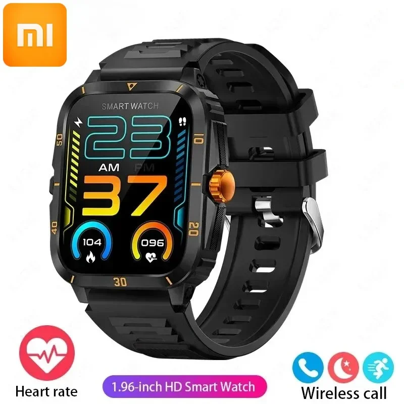 Xiaomi Call Smart Watch For Men 1.96 Screen Blood Oxygen Bluetooth Call Watch 100+Sport Waterproof Smartwatch Man Reloj Hombre