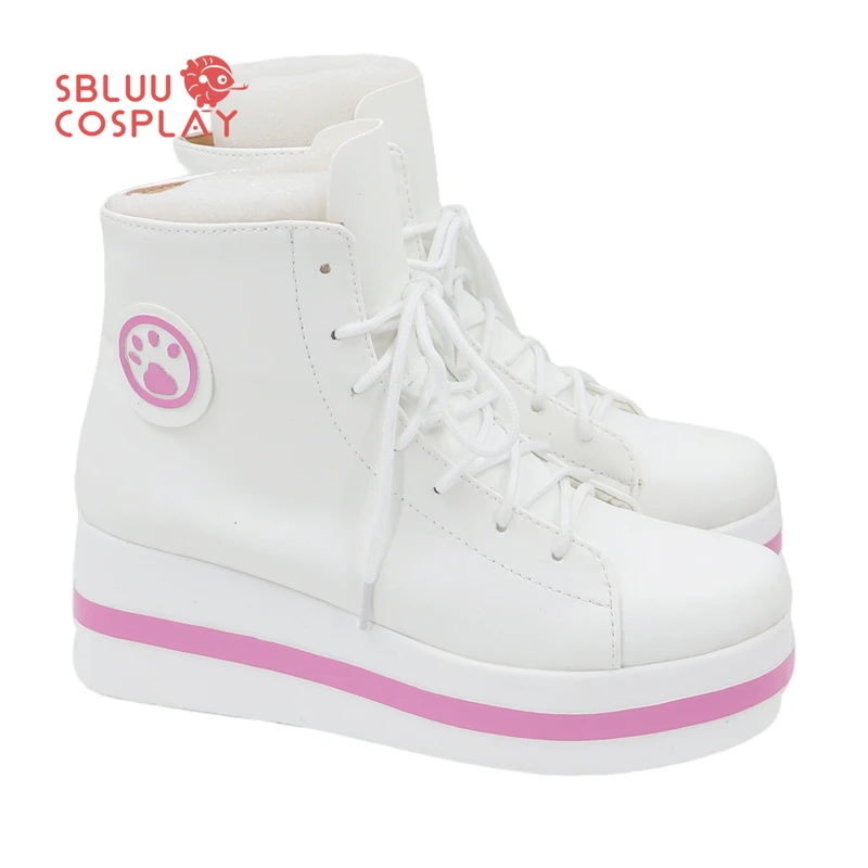 SBluuCosplay Game Mizuki Akiyama أحذية كوسبلاي لحفلات الهالوين أحذية مصنوعة حسب الطلب