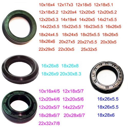 Imagen 1 del producto 3/5/6 Uds limpieza portátil lavadora de alta presión cabezal de coche accesorios de bomba reparación sello de agua émbolo sello de aceite