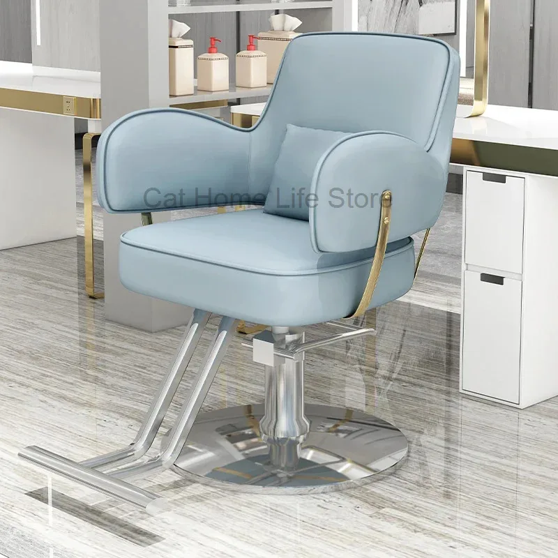 

Barber Chair Pump Wheels Beauty Salon Washing Professional Massage 2024 Red Products for Barbers Reclining Hairdresser Styling